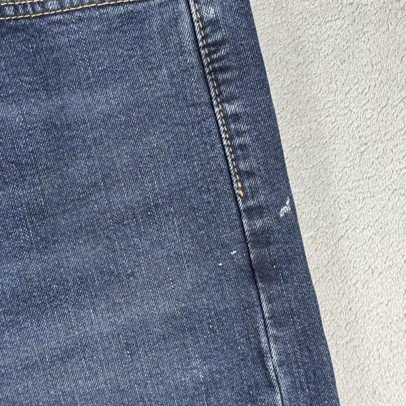 Levis 505 Mens Regular Fit Straight Leg Stretch Denim Jeans Blue Casual 40x32 - Picture 4 of 9